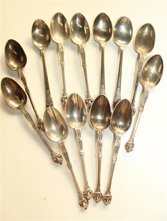 12 silver apostle spoons